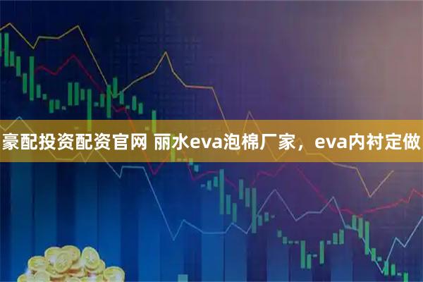 豪配投资配资官网 丽水eva泡棉厂家，eva内衬定做